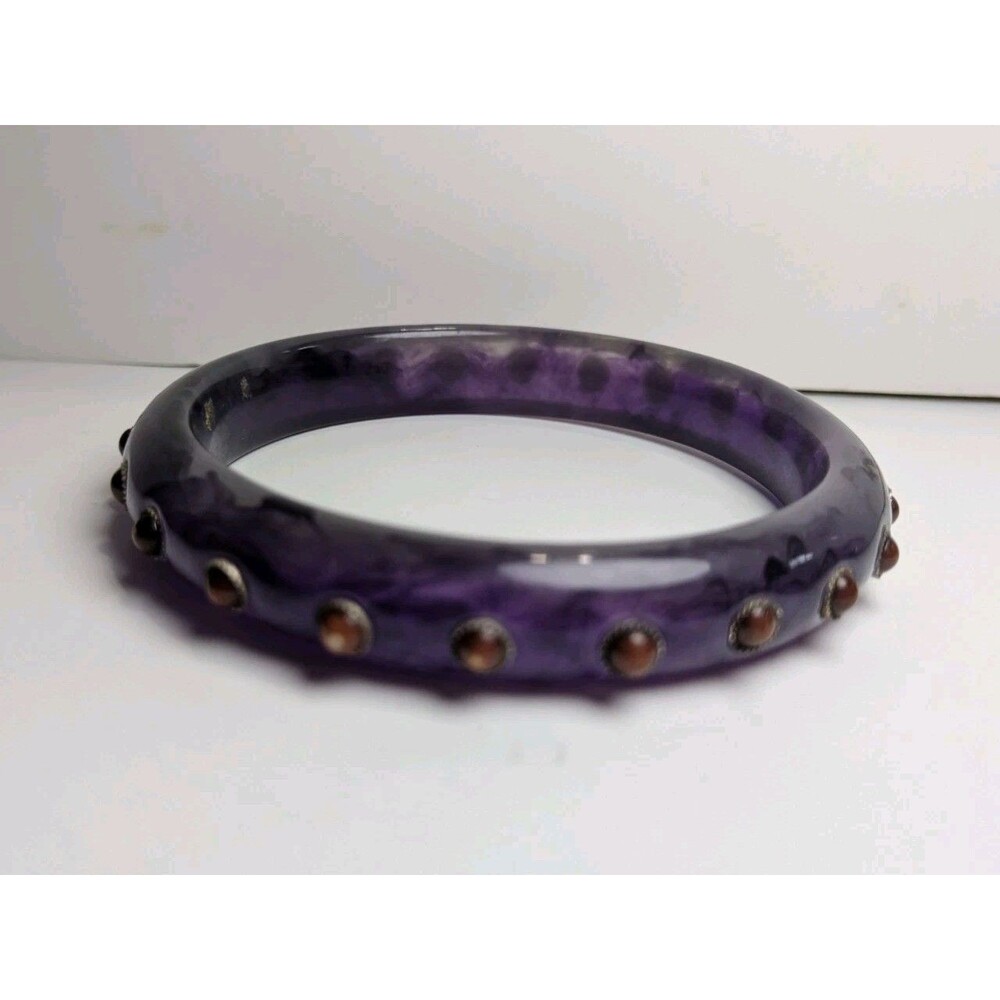 7 Vintage Plastic Bangle Bracelets - image 4